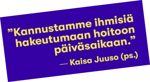 hoitoon kaisa juuso