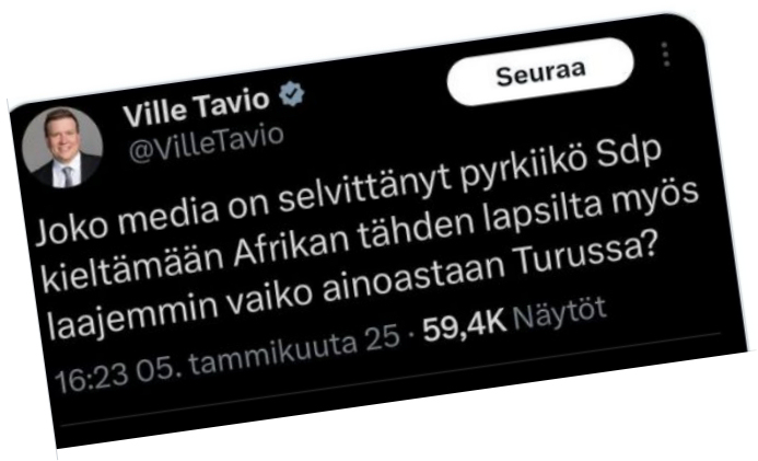 idioottinen lohkaisus tavio