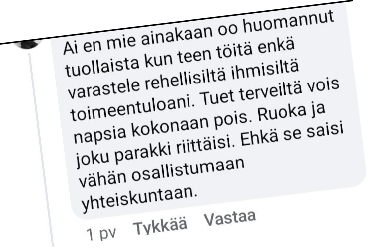 parakkeihin vaan